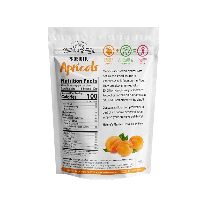 Nature's Garden Probiotic Apricots