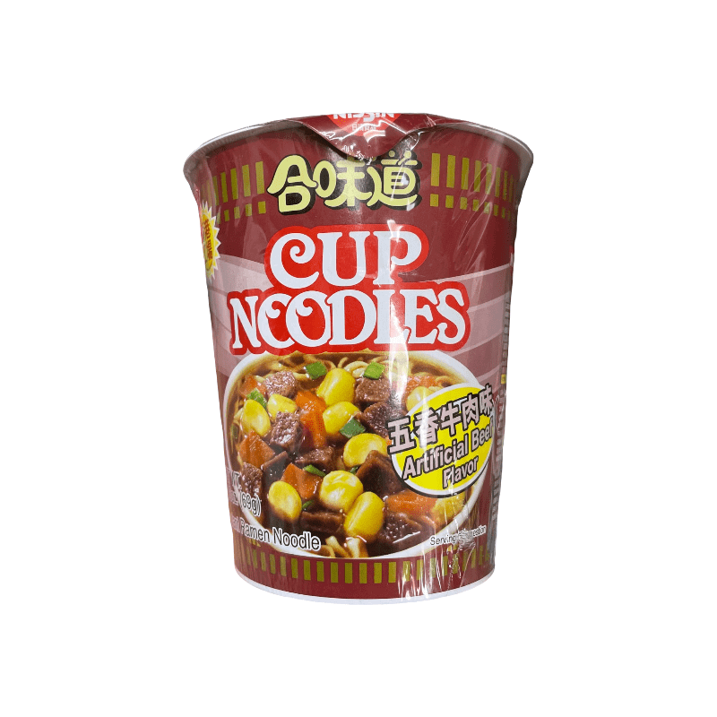 Nissin Cup Noodles Artificial Beef Flavor