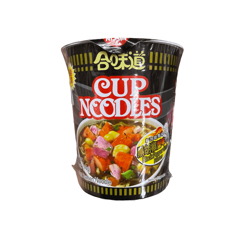 Nissin Cup Noodles Black Pepper Crab Flavor – ZHICAY FOODS