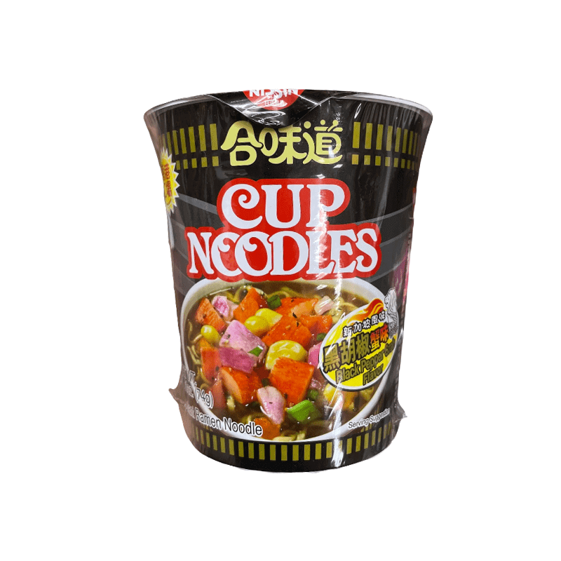Nissin Cup Noodles Black Pepper Crab Flavor