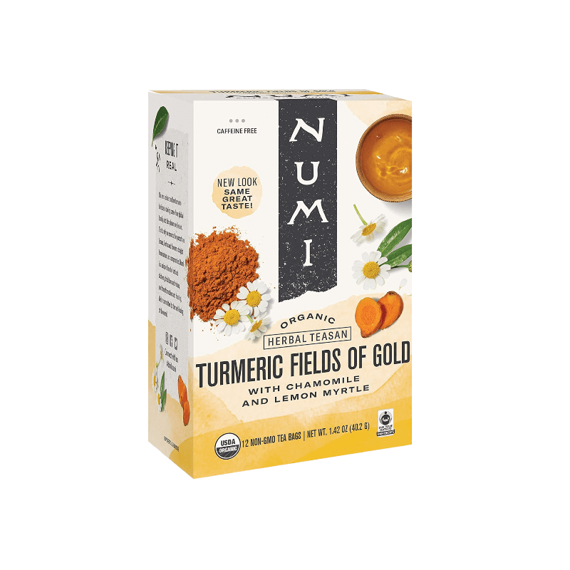 Numi Herbal Teasan Organic Turmeric Fields of Gold