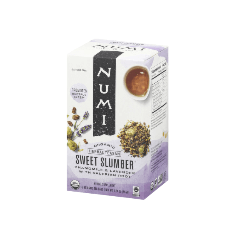 Numi Organic Herbal Supplement Sweet Slumber 18 Tea Bags