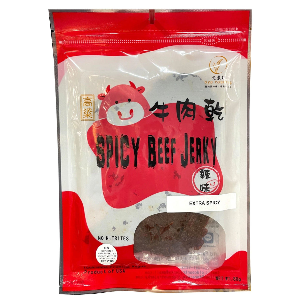 Old Country Spicy Beef Jerky Extra Spicy