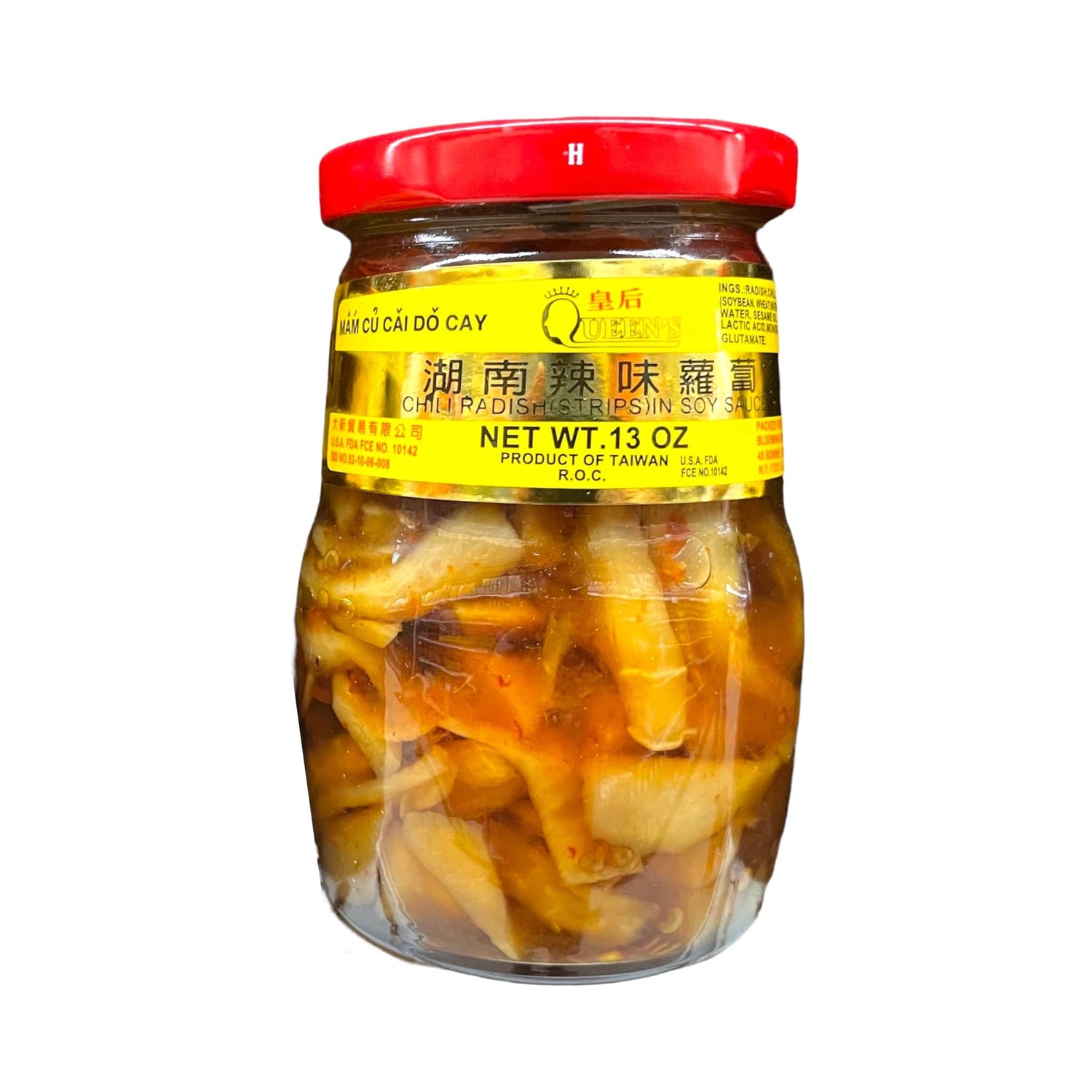 Queen's Chili Radhish (Strips) in Soy Sauce