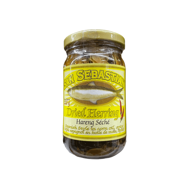 San Sebastian Dried Herring Spanish Style in Corn Oil, Spicy