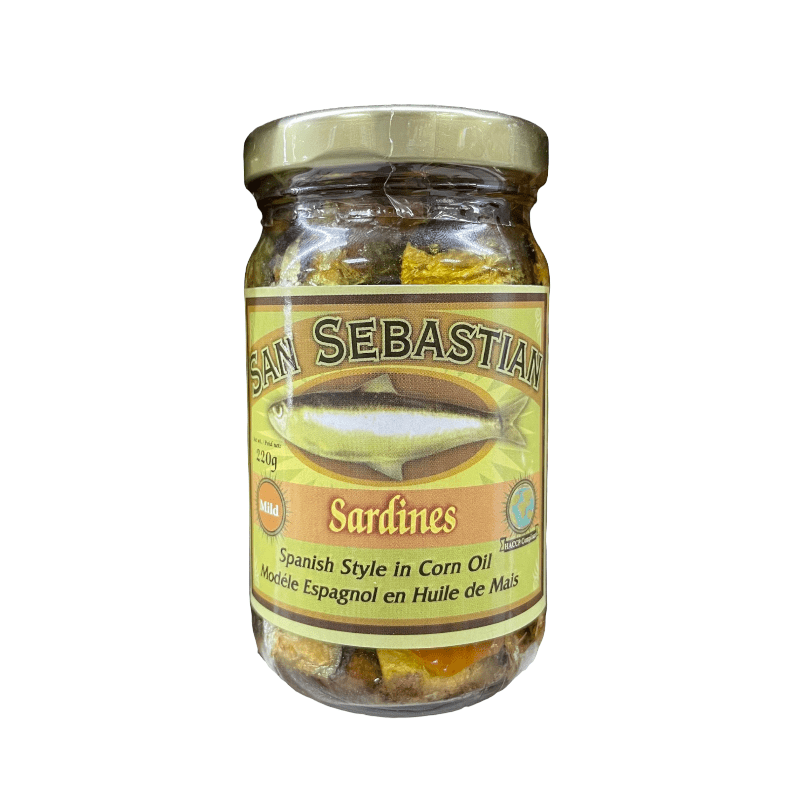 San Sebastian Sardines Spanish Style In Corn Oil (Mild)