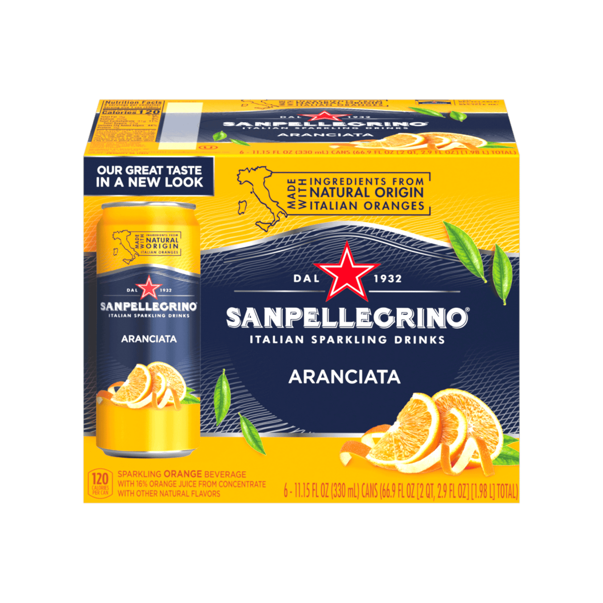 Sanpellegrino Aranciata Italian Sparkling Beverage