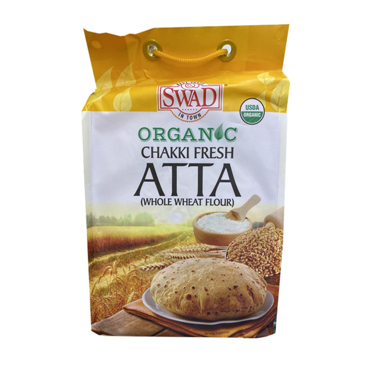 Swad Organic Chakki Fresh Atta (Whole Wheat Flour)