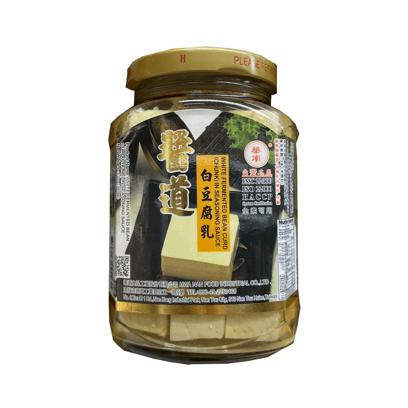 Hwa Nan Food white Fermented Bean Curd (Chunk) in Seasoning Sauce