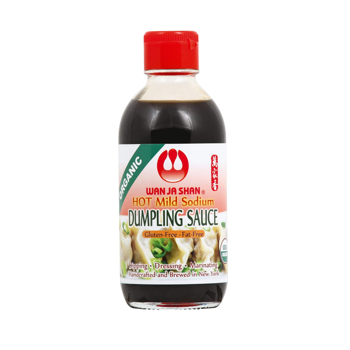 Wan Ja Shan Organic Hot Mild Sodium Dumpling Sauce