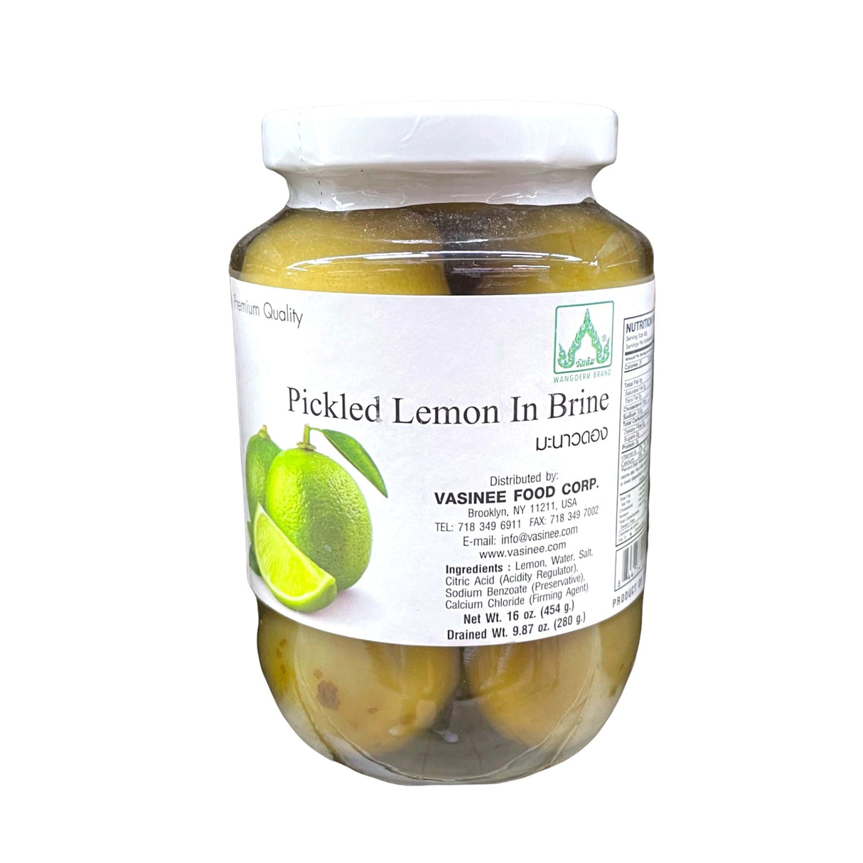 Wangderm Brand Pickled Lemon in Brine
