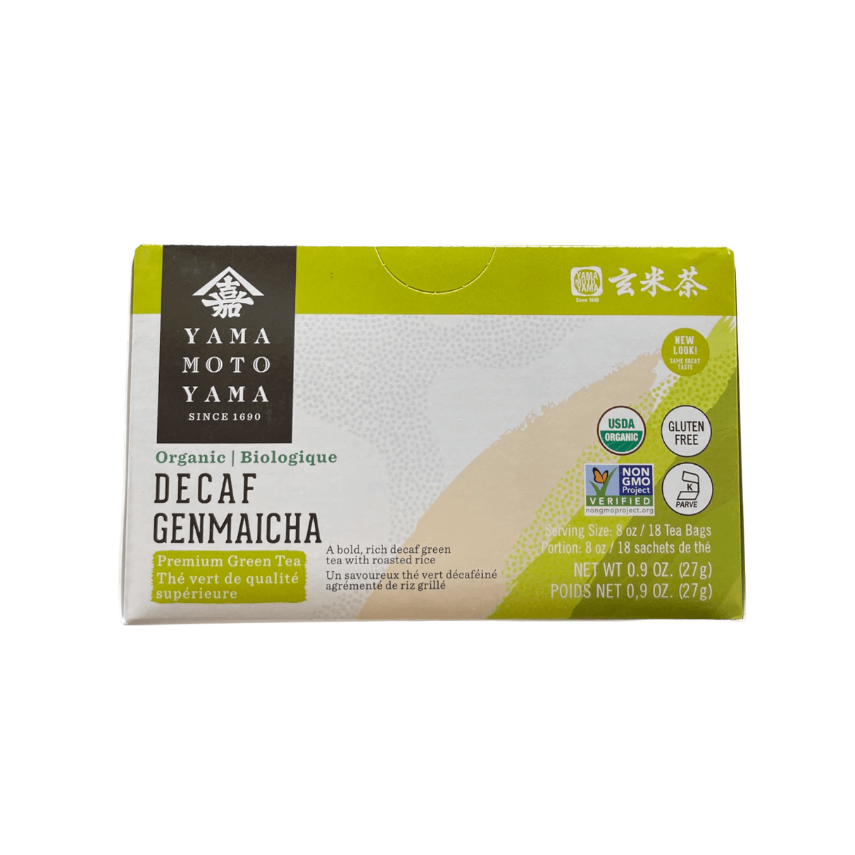 Yamamotoyama Organic Decaf Genmaicha Premium Tea