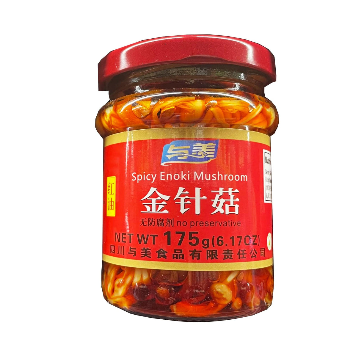 Yumei Foods Spicy Enoki Mushroom 6.17 oz
