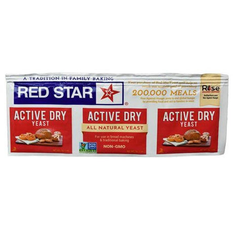 Baking Ingredients - Red Star Active Dry Yeast 3 Strip Packets