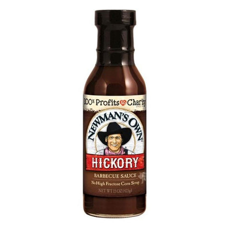 BBQ Sauce, Steak Sauce, Wing Sauce & Liquid Smoke - Newman's Own Hickory Barbeque Sauce