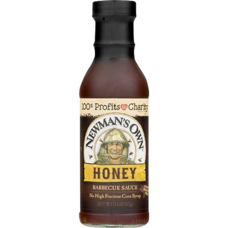 BBQ Sauce, Steak Sauce, Wing Sauce & Liquid Smoke - Newman's Own Honey  Barbecue Sauce