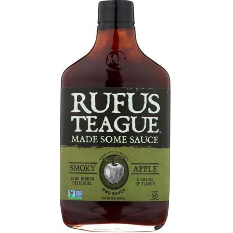 BBQ Sauce, Steak Sauce, Wing Sauce & Liquid Smoke - Rufus Teague Smoky Apple BBQ Sauce
