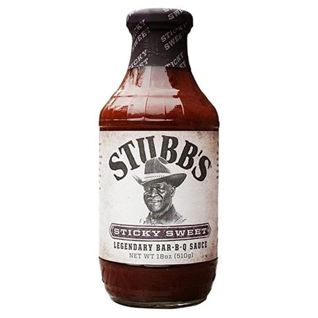 BBQ Sauce, Steak Sauce, Wing Sauce & Liquid Smoke - Stubb's Sticky Sweet Legendary Bar-B-Q Sauce