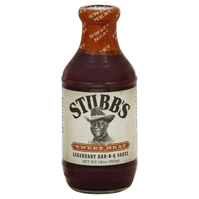 BBQ Sauce, Steak Sauce, Wing Sauce & Liquid Smoke - Stubb's Sweet Heat Legendary Bar-B-Q Sauce