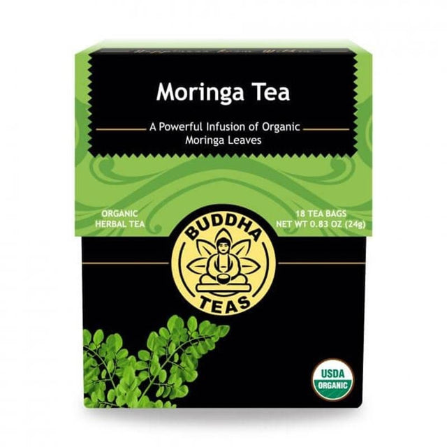 Buddha Teas Organic Moringa Tea - hot sauce market & more