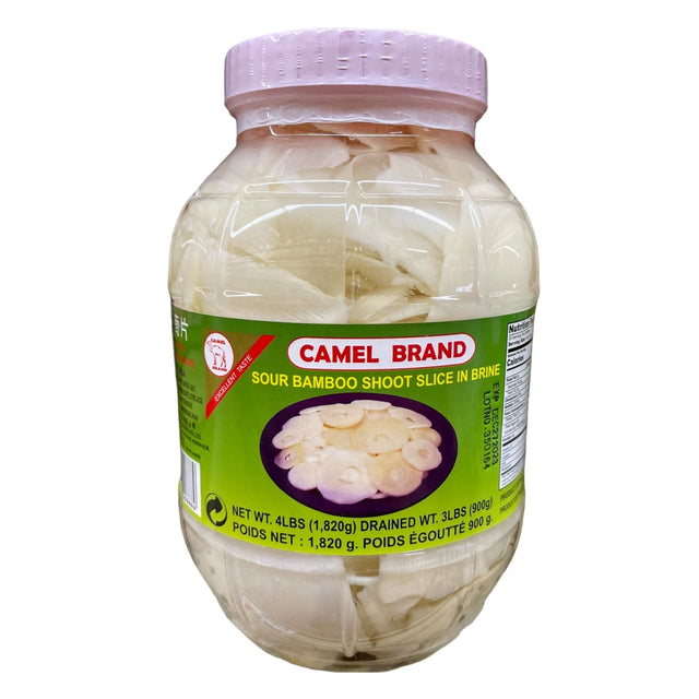 Camel Brand Sour Bamboo Shoot Slice in Brine - hot sauce market & more