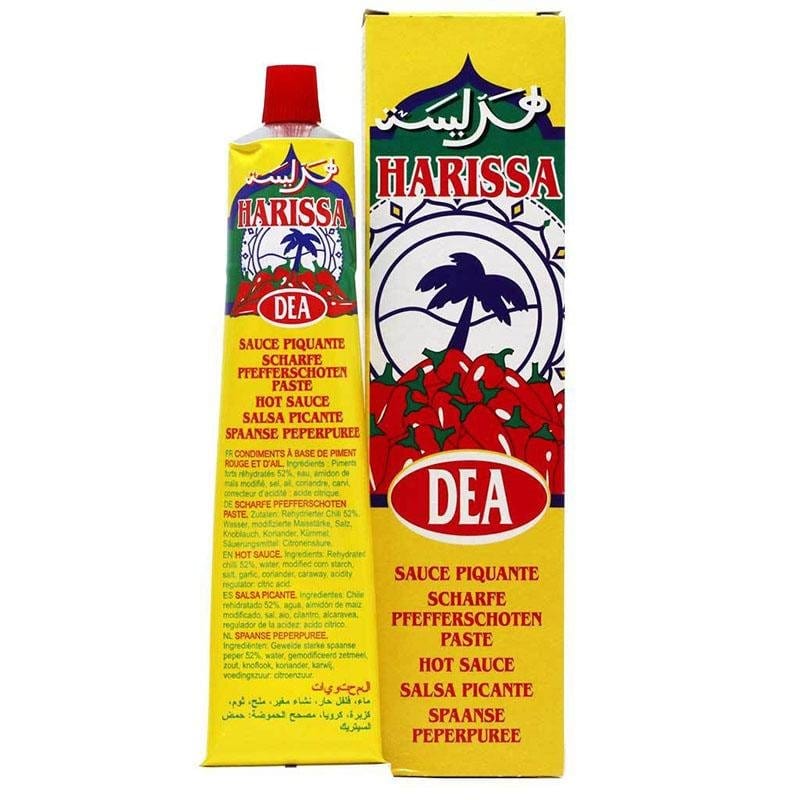 Chili & Pepper Sauce, Paste & Puree - Dea Harissa Hot Sauce Tube