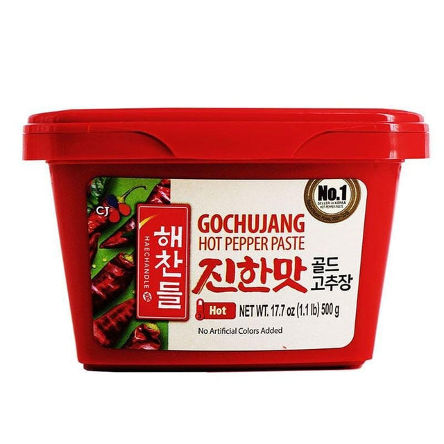 CJ Haechandle Gochujang Hot Pepper Paste (Hot) - hot sauce market & more