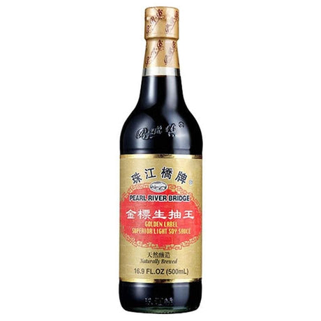 Cooking Sauce, Stir-Fry - Pearl River Bridge Golden Label Superior Light Soy Sauce