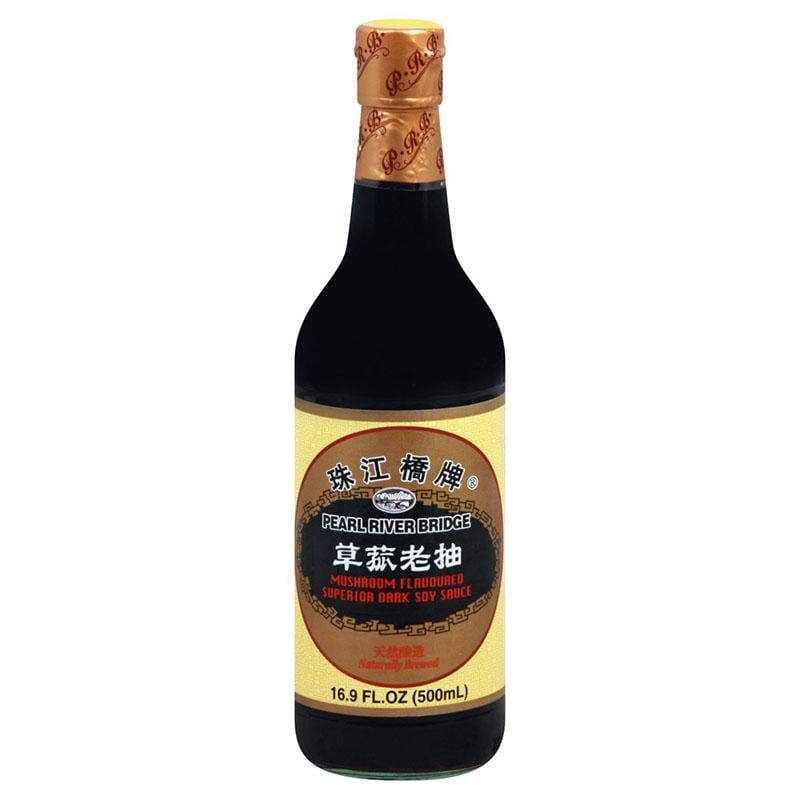 Cooking Sauce, Stir-Fry - Pearl River Bridge Mushroom Flavoured Superior Dark Soy Sauce