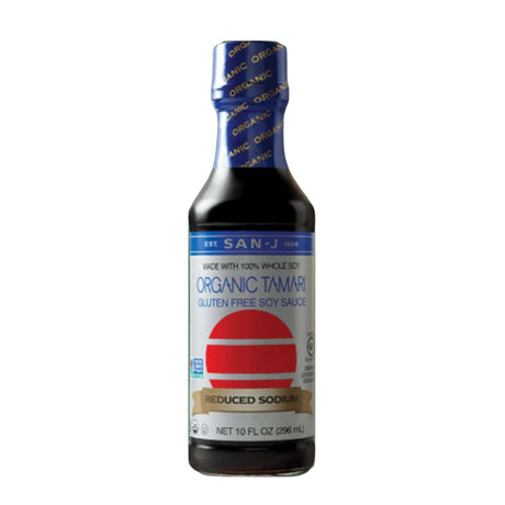 Cooking Sauce, Stir-Fry - San-J Organic Tamari Gluten Free Soy Sauce Reduced Sodium