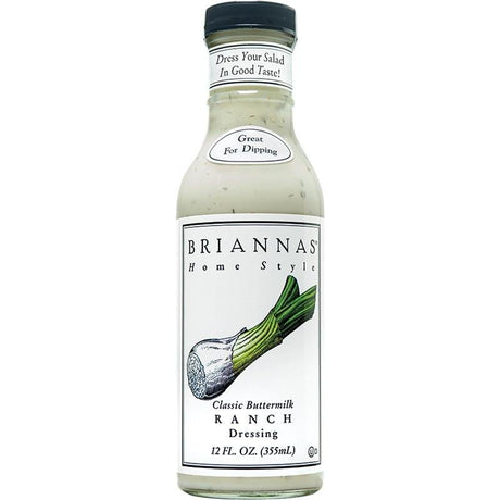 Dipping Sauce, Ketchup, Mayonnaise, Salad Dressing & Salsa - Briannas Classic Buttermilk Ranch Dressing