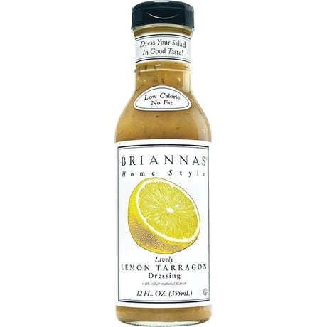 Dipping Sauce, Ketchup, Mayonnaise, Salad Dressing & Salsa - Briannas Lively Lemon Tarragon Dressing