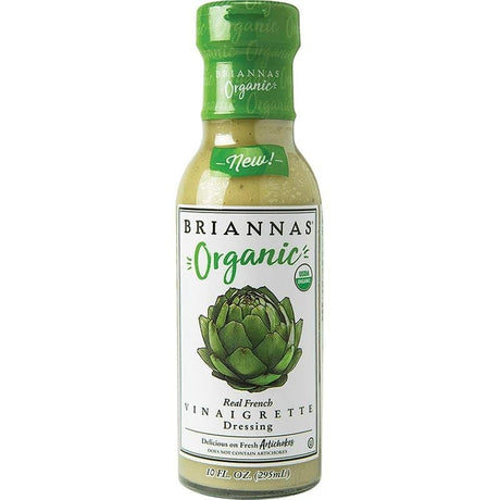 Dipping Sauce, Ketchup, Mayonnaise, Salad Dressing & Salsa - Briannas Organic Real French Vinaigrette Dressing