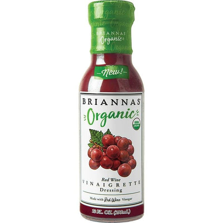 Dipping Sauce, Ketchup, Mayonnaise, Salad Dressing & Salsa - Briannas Organic Red Wine Vinaigrette