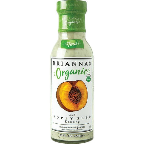 Dipping Sauce, Ketchup, Mayonnaise, Salad Dressing & Salsa - Briannas Organic Rich Poppy Seed Dressing