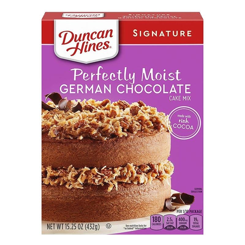 Duncan Hines Perfectly Moist German Chocolate Signature - hot sauce market & more