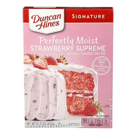 Duncan Hines Perfectly Moist Strawberry Supreme Signature - hot sauce market & more