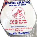Flying Horse Rice Paper (Round Type) - hot sauce market & more
