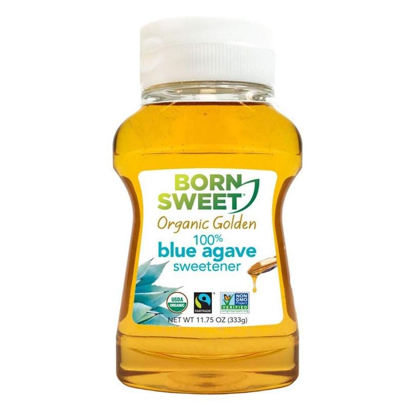 Honey, Syrups, Molasses & Nectars - Born Sweet Organic Golden 100% Blue Agave Sweetener