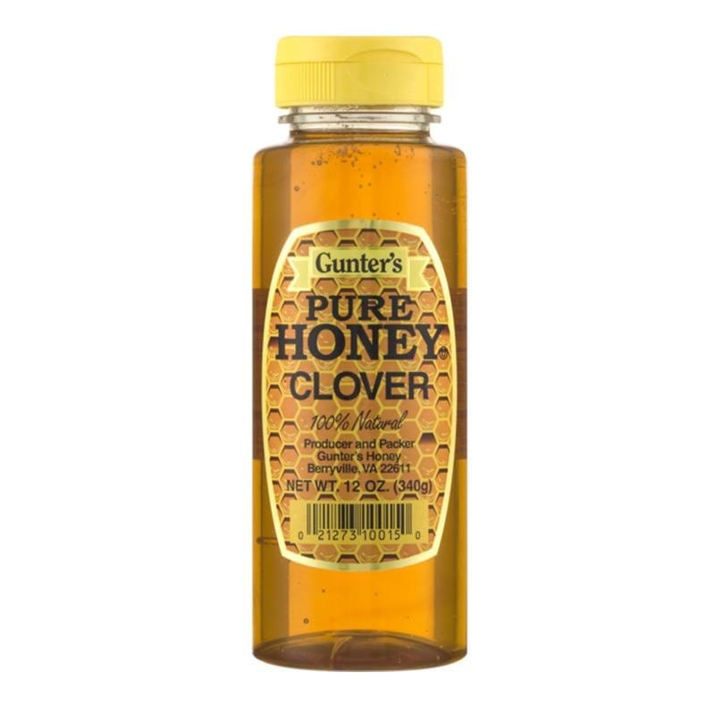 Honey, Syrups, Molasses & Nectars - Gunter's Pure Honey Clover
