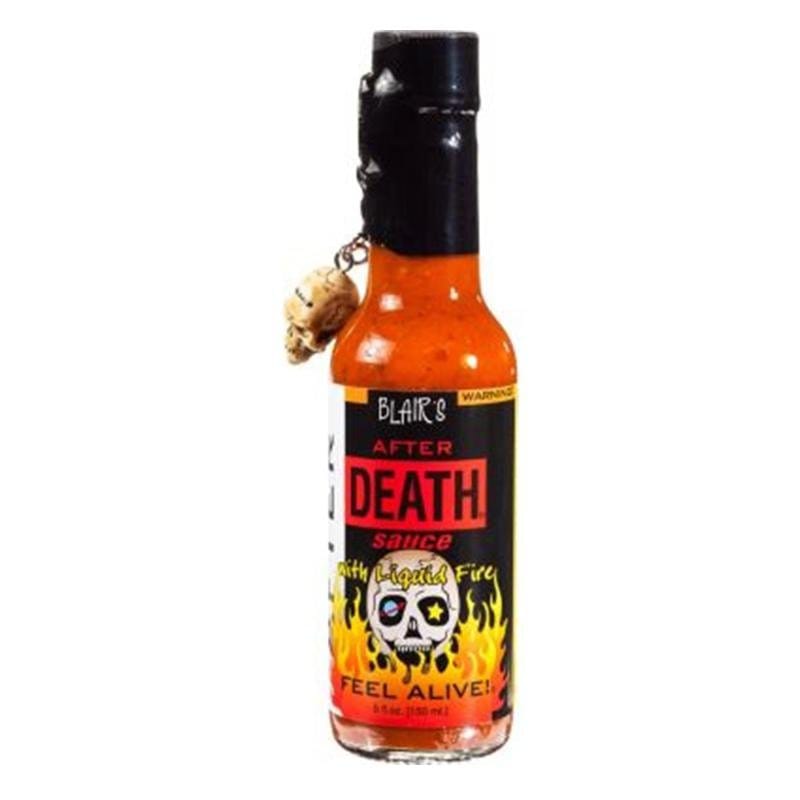 Hot Sauce - Blair's After Death Sauce With Liquid Rage And With Skull Key Chain