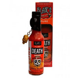 Hot Sauce - Blair's Pure Death With Jolokia And With Skull Key Chain