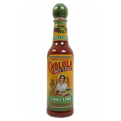 Hot Sauce - Cholula Chili Lime Hot Sauce With The Wooden Stopper Top