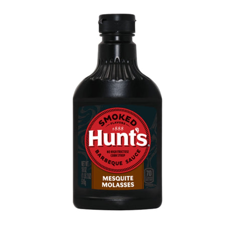 Hunt's Mesquite Molasses BBQ Sauce - hot sauce market & more