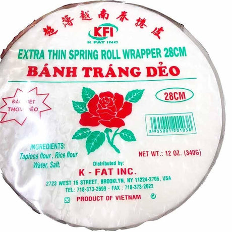 KFI Extra Thin Spring Roll Wrapper (Round Type) - hot sauce market & more