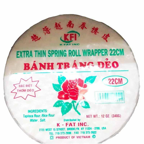 KFI Extra Thin Spring Roll Wrapper (Round Type) - hot sauce market & more