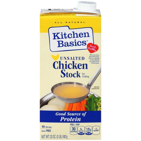 Kitchen Basics Unsalted Chicken Stock - hot sauce market & more