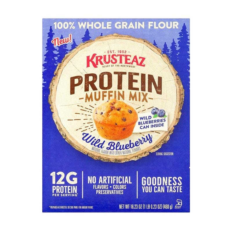 Krusteaz Protein Muffin Mix Wild Blueberry - hot sauce market & more