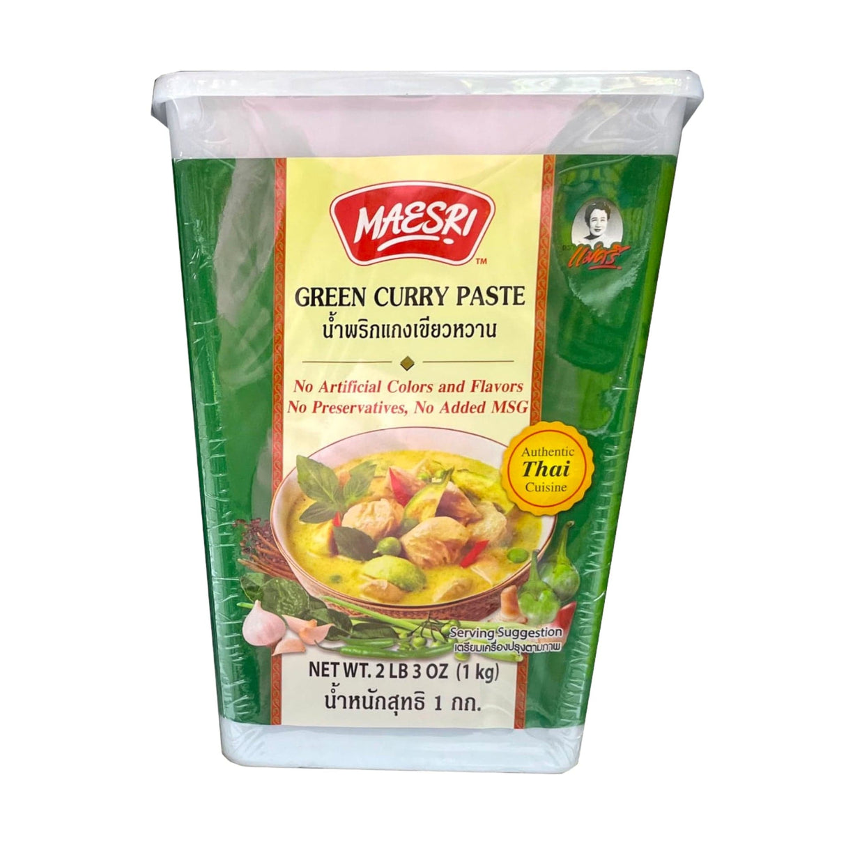 Marinades, Curry Paste, Sauce & Condiments - Maesri Green Curry Paste