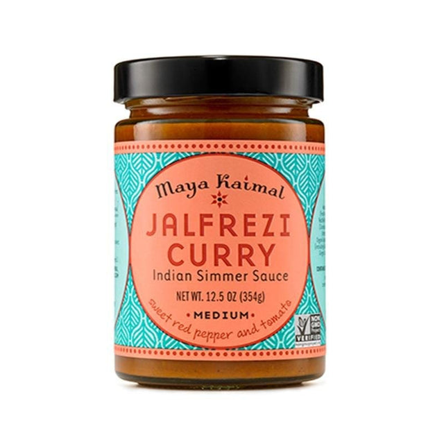 Marinades, Curry Paste, Sauce & Condiments - Maya Kaimal Jalfrezi Curry Indian Simmer Sauce Medium